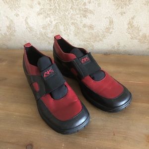 Anne Klein leather loafers